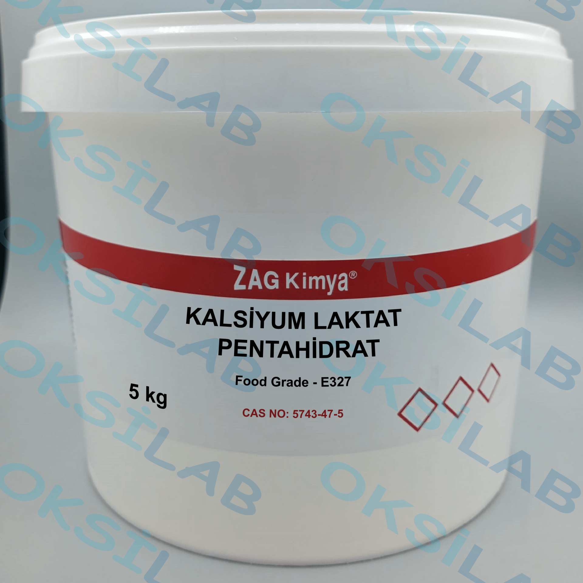 KALSİYUM LAKTAT PENTAHİDRAT FOOD GRADE - 5 KG