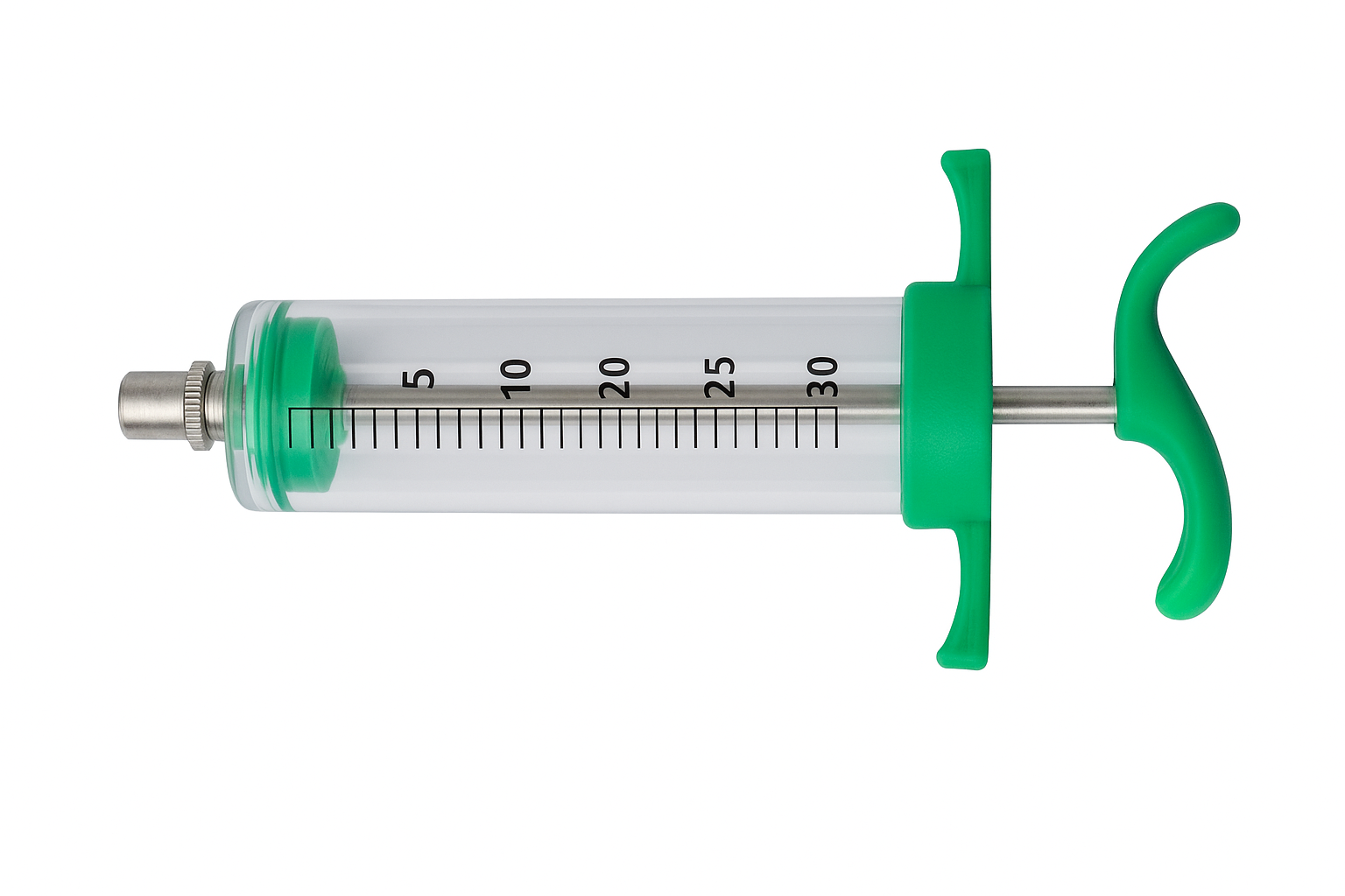 Enjektör 30 mL - Kırılmaz, Yeniden Kullanılabilir, Besleme