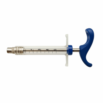 Enjektör 5 mL - Kırılmaz, Yeniden Kullanılabilir, Besleme