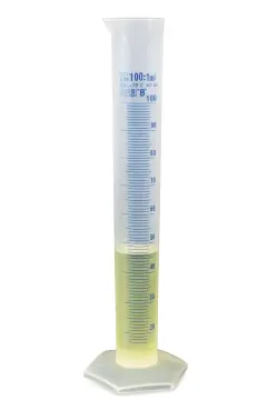 Mezür - Uzun From - P.P - B Kalite - Mavi Skala - 50 mL