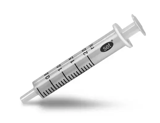 ENJEKTÖR 2 ML - 2 PARÇA, CONTASIZ, STERİL, YEŞİL  (350 Adet)