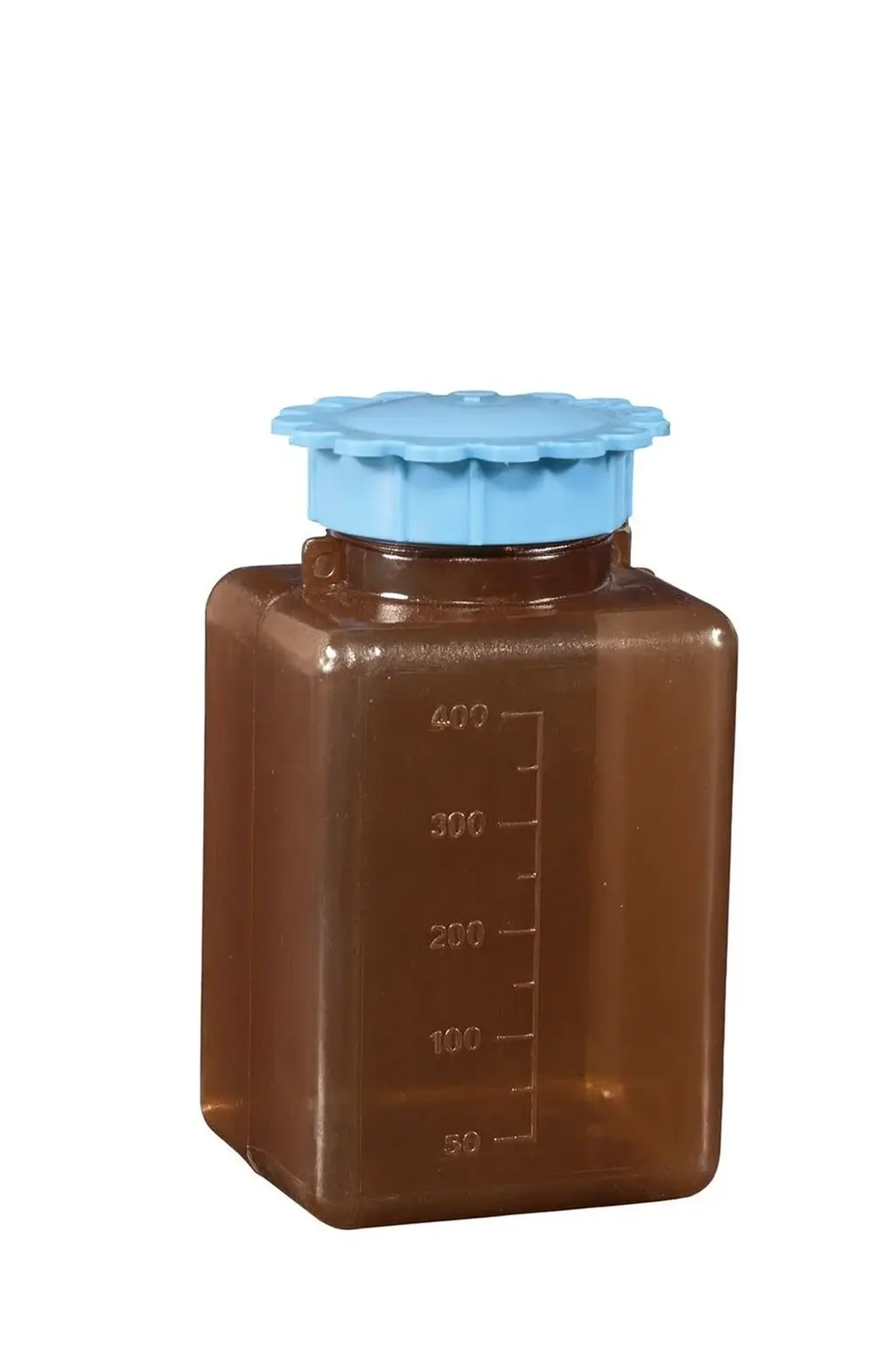 Şişe - P.E - Amber - Geniş Boyun - Vidalı Kapaklı