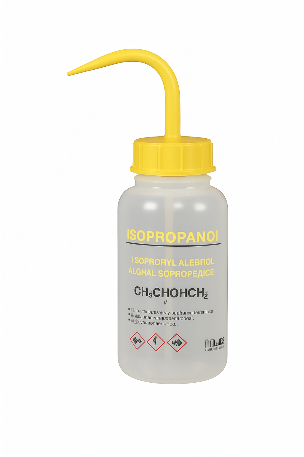 Piset - Orta Boyunlu - Baskılı - İzopropanol - 500 mL