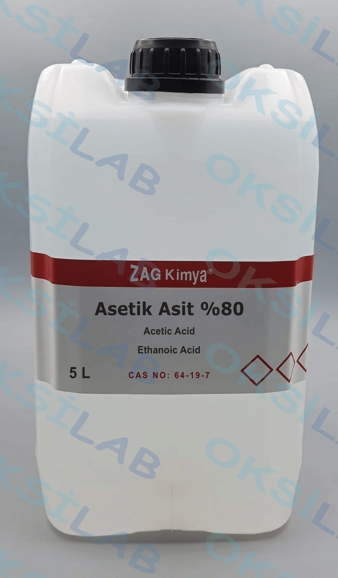 ASETİK ASİT %80 ENDÜSTRİYEL - 5 LT
