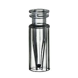 ND11 Mikro-Vial / TPX Snap Ring Vial Tpx Sıkmalı 32 X 11.6mm İçindeki 0,2ml Cam İnsert Vial İle