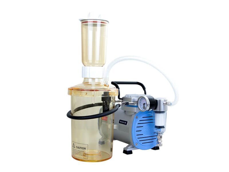 Vakum Pompası + Filtrasyon Sistemi, Yağsız, 670 mmHg (89.3 kPa), 220V/50Hz Kapasite 18 Lt, Rocker 300-Lf30