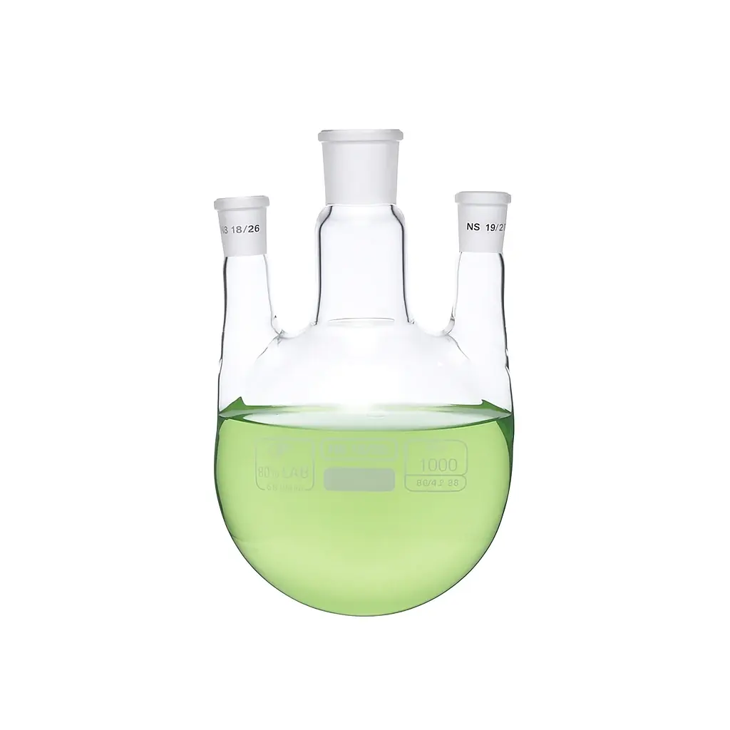 Balon - Dibi Yuvarlak - 3 Boyunlu - Paralel Yan Boyun -