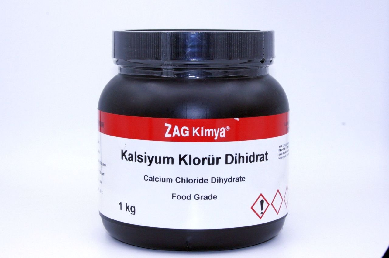 KALSİYUM KLORÜR DİHİDRAT %99 FOOD GRADE - 1 KG