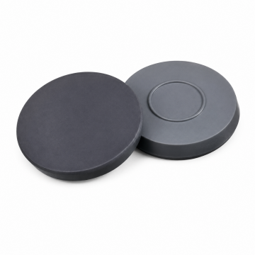 Kafa Boşluklu ND20 Septa / Tıpa Septa 20mm Kalıplı Butyl/Ptfe Gri 57° Shore A 3.0mm