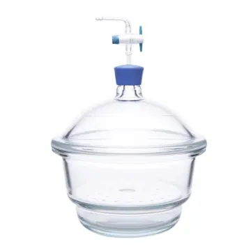 Desikatör - Cam - Vakum Musluklu -