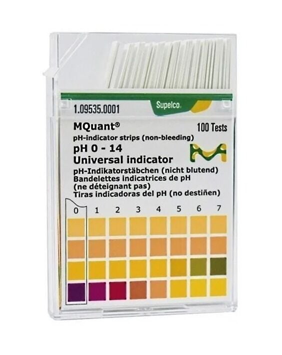 Merck 109535 pH Kağıdı pH 0 - 14 (PH 0-14 INDICATOR STRIPS)