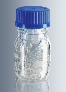 Sise, Cam Payreks, Otoklavlanabilir, Mavi Kapakli, Film Kapli, 1000 ML