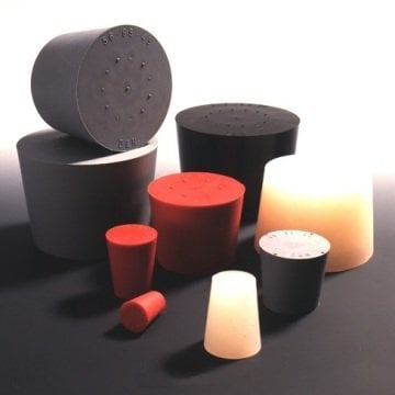 Kırmızı Kauçuk Tıpa, 48X37X50 mm - 1 Ad.