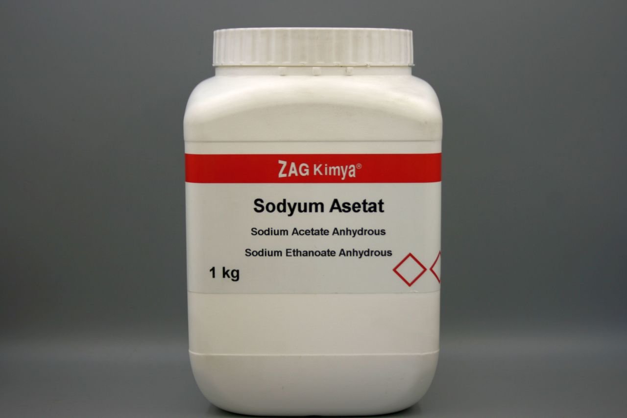 SODYUM ASETAT TRİHİDRAT %99 CHEM PURE - 1 KG
