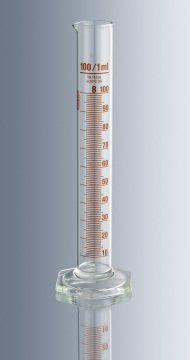 Mezür, Cam, B Sınıfı, Uzun Form, Amber Renk Taksimatlı, 5 ml
