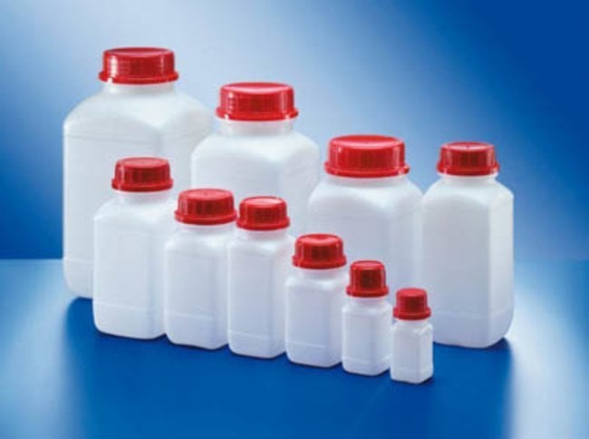UN Onaylı, HDPE Geniş Boyunlu Şişe, Natürel, 1000 mL