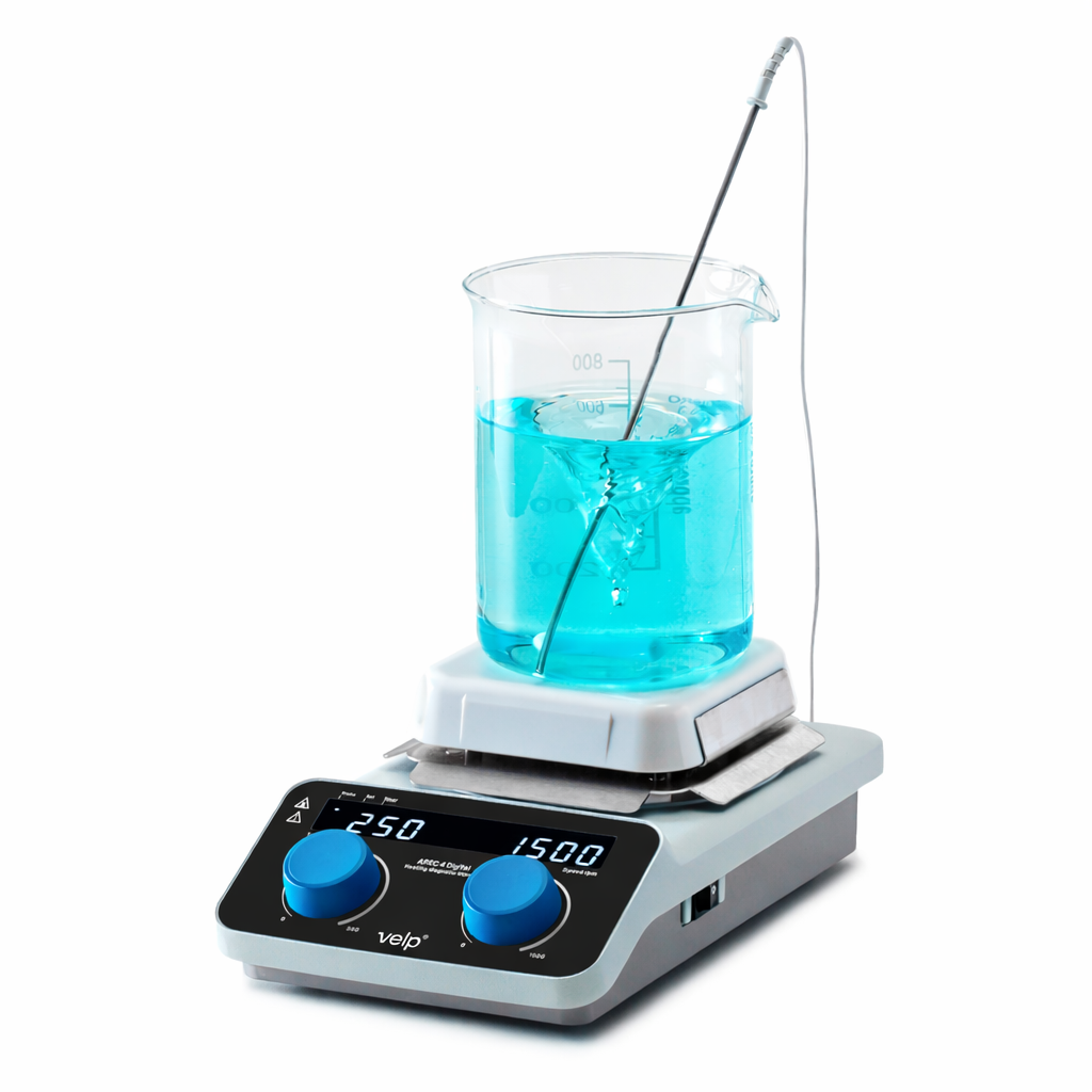 AREC 4 Dijital Sensor Isıtmalı Manyetik Karıştırıcı - 550 °C / 5 L (Pt100 paket içinde)