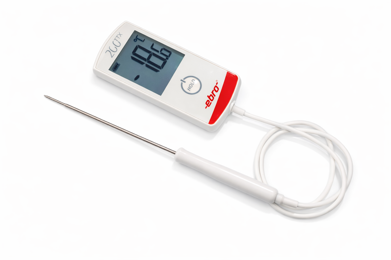 Çekirdek Termometre - Termokupul (T-Tip), kablolu prob (60 cm), -50 °C … +199 °C - TTX 200 - °C