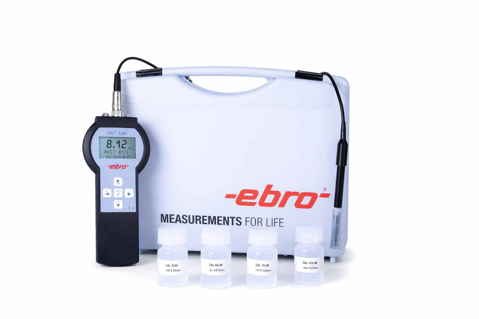 pH Metre Seti - AT 830 plastik pH elektrodu ile çantalı set - PHT 830 SET - pH