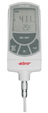 Higrotermometre - Kablolu problu, %0…%100 rH nem, 0 °C…+50 °C sıcaklık ölçüm aralığı - TFH 620 - %rH / °C