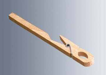 Ahşap, Tüp Mandalı, 20 mm - 12 Ad.