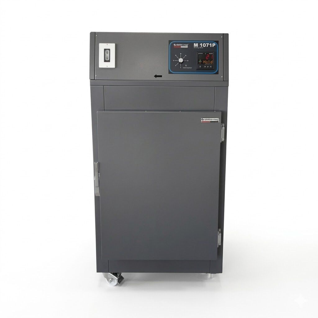 M 1071 – Endüstriyel Fırın – 192 L – Analog Termostat, Hava Sirkülasyonlu, 10 Tepsi, Tekerlekli