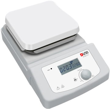 Manyetik Karıştırıcı Isıtıcılı HP380-Pro - 380°C - PT1000-A Sensörlü ve Destek Kelepçeli