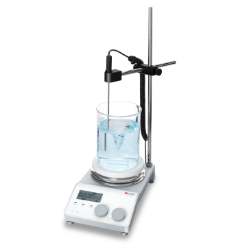 Manyetik Karıştırıcı Isıtıcılı MS-H-ProA - 340°C - PT1000-A Sensörlü ve Destek Kelepçeli