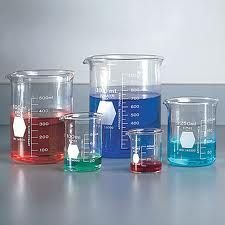 BEHER CAM KISA FORM  TAKSİMATLI     800 ML   Boro 3,3 glass