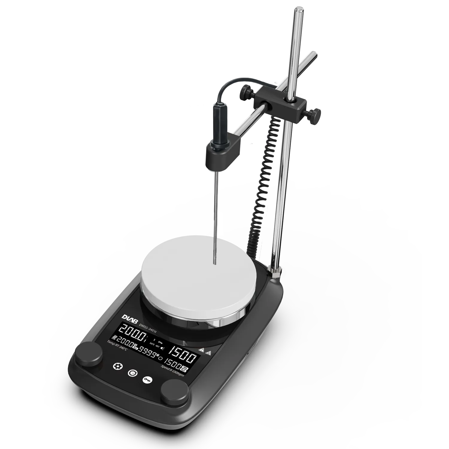 Manyetik Karıştırıcı Isıtıcılı DMS5-340M - 340°C