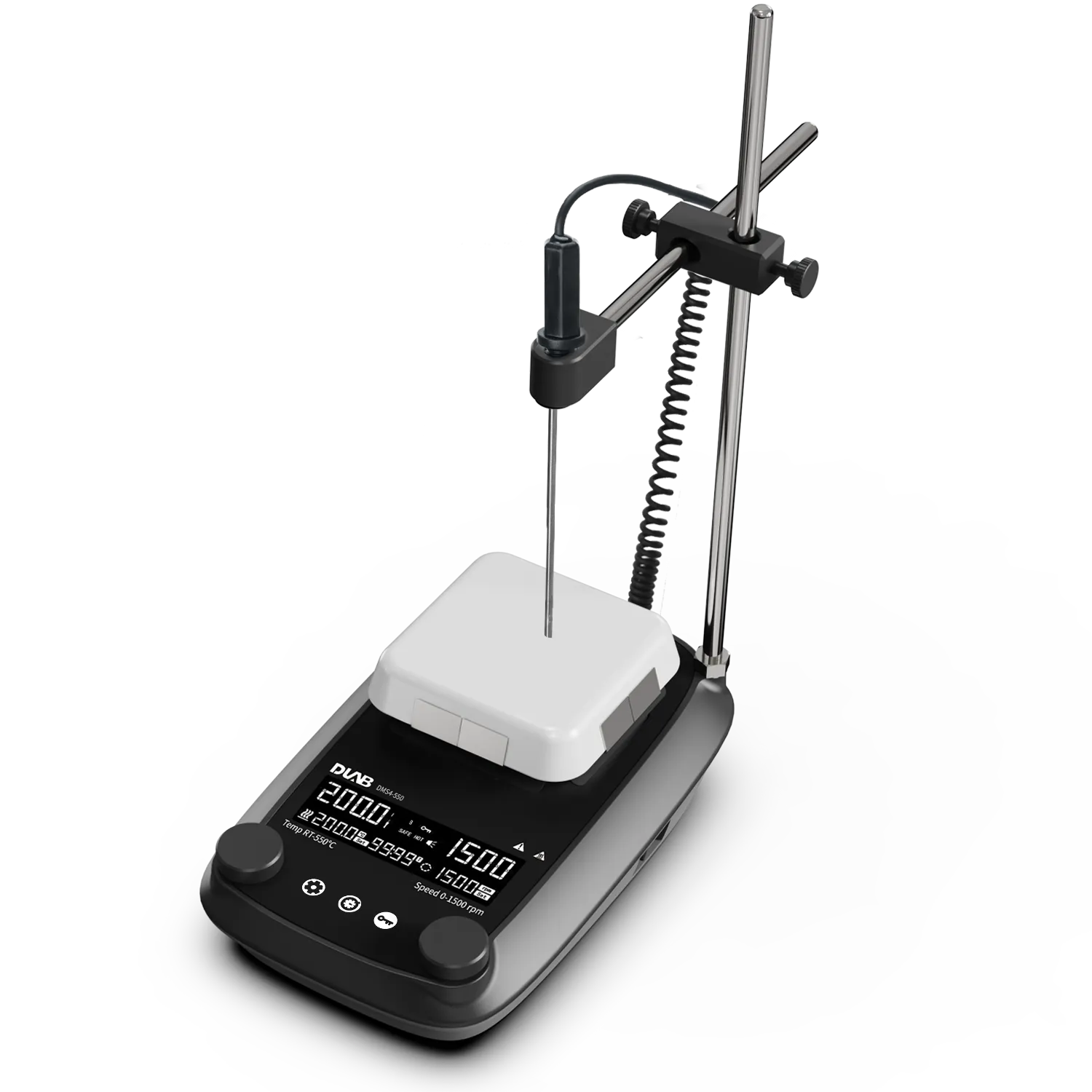 Manyetik Karıştırıcı Isıtıcılı DMS4-550 - 550°C