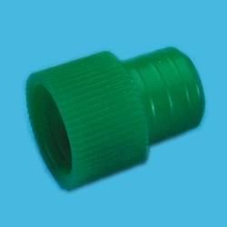 PE Tüp Kapağı,  Ø12 mm Tüplere Uygun, Yeşil - 500 Ad.