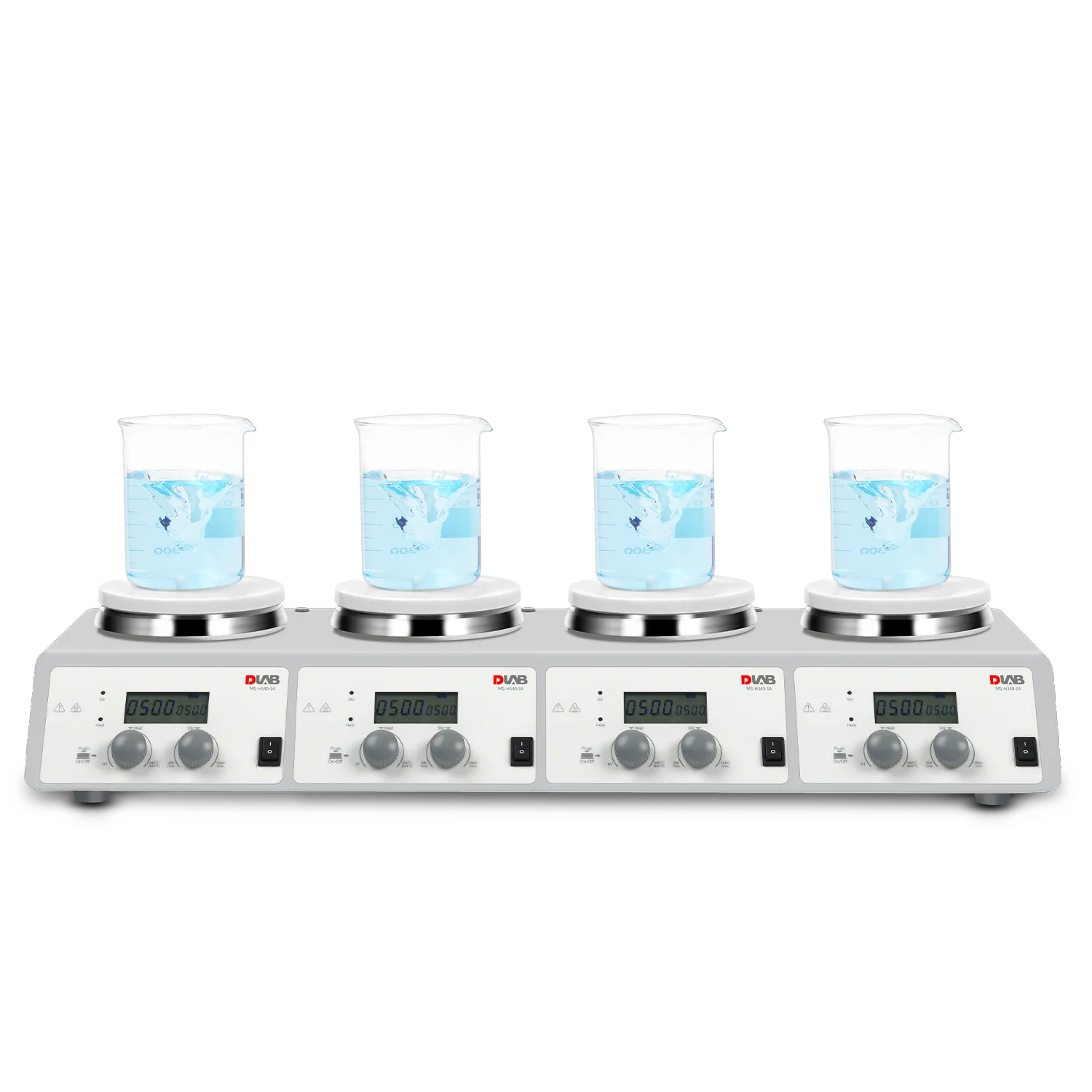 Manyetik Karıştırıcı Isıtıcılı MS-H340-S4 - PT1000-A Sensörlü ve Destek Kelepçeli