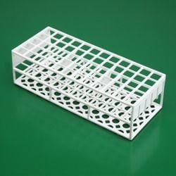 Tüp Sporu, Kare Delikli, Plastik, 17 mm, 60 Delikli, Beyaz - 1 Ad.