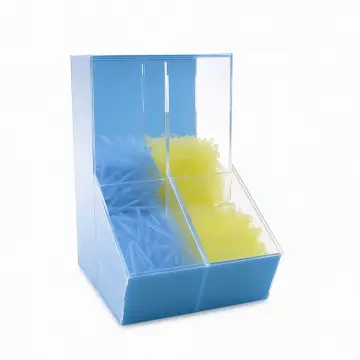 Dispenser Kutusu - Akrilik - İki Bölmeli