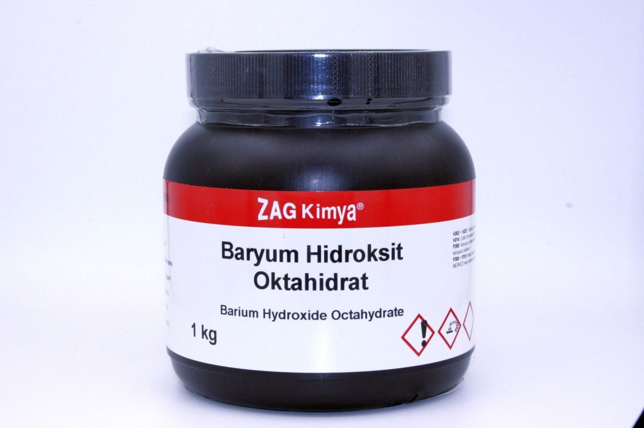 BARYUM HİDROKSİT OKTAHİDRAT %99 CHEM PURE - 1 KG
