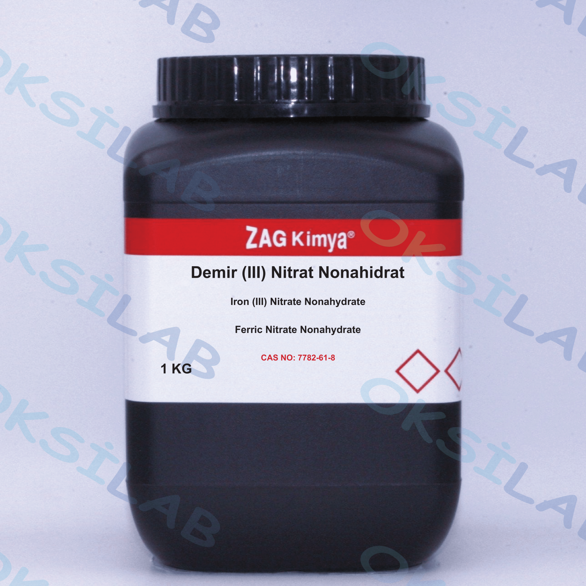 DEMİR III NİTRAT NONAHİDRAT %98 CHEM PURE - 1 KG
