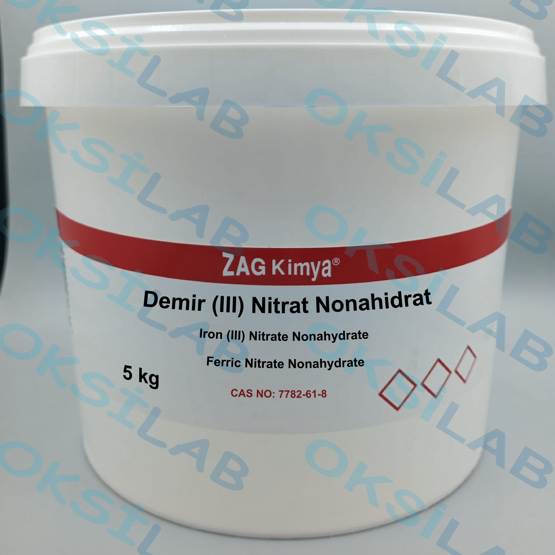 DEMİR III NİTRAT NONAHİDRAT %98 CHEM PURE - 5 KG